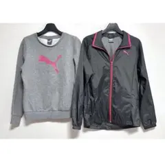 PUMA プーマ ウインドブレーカー＆スウェット 上セット M