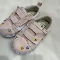 VANS 花柄刺繍 スニーカー ピンク