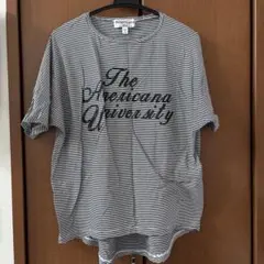 Americana ボーダー柄半袖Tシャツのサムネイル