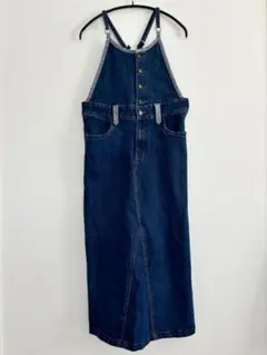 デニム  ジャンパースカート