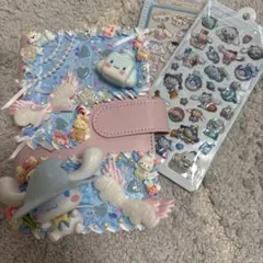 シナモン　シール帳　立体　シール