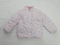 ❀apres les cours❀リバーシブル中綿ジャケット さくらんぼピンク