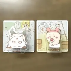 ちいかわ　アクリルシーンクリップビスケット　あのこ&古本屋