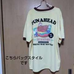 FUNAHEAD ハンバーガー プリント 半袖 Tシャツ