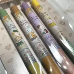 ダッフィー&フレンズ　 フリクションボールペン 4本セット