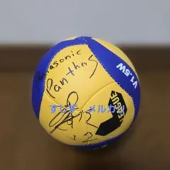 パナソニックパンサーズ　山内晶大選手　直筆　サイン入りミニボール パナソニックパンサーズ 山内晶大選手 直筆 サイン入りミニボール