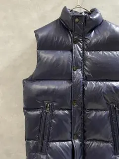 EDIFICE 美品 エディフィス ダウンベスト パープル PERTEX