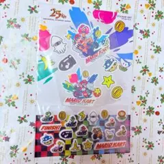 USJ　25周年　ニンテンドーワールド　マリオカート　ステッカーセット