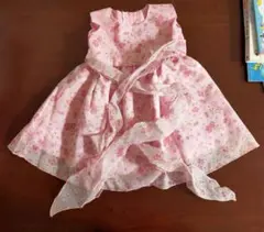 花柄ピンク✳ベビードレス ✳1号✳60センチ