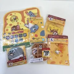 トムとジェリー　一番くじ　happyくじ　ハンカチ　マスコット　チャーム