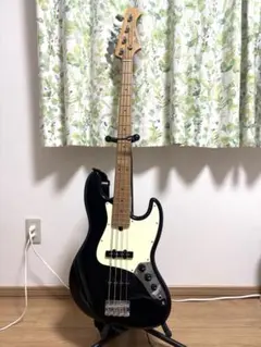 初期旧帯ロゴ バッカス ユニバ BJB-300R 改ジャズベ 音OK 超美中古品