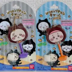 ちいかわ　ロリポップチョコチャーム 黒猫 ラッコ　古本屋 カニ