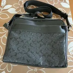 COACH シグネチャー ショルダーバッグ ブラックのサムネイル