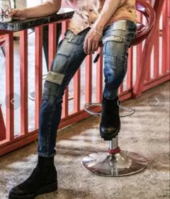 glamb Unplugged Denimスキニー　インディゴ サイズ1のサムネイル