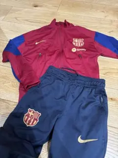 NIKE バルセロナ　ジャージ　セットアップ　キッズ