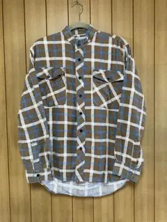 プリントネルシャツ 古着 90s Vintage