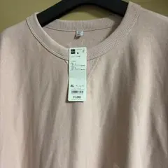 GU スウェT 5分袖 ピンク XLサイズ 新品