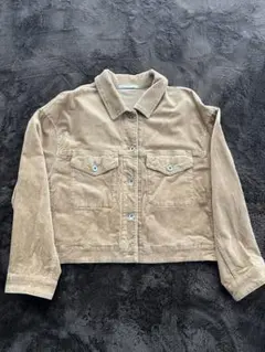 ベージュ Gジャン　ユニクロ