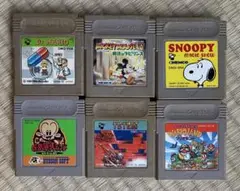 ゲームボーイ ソフト 6本セット