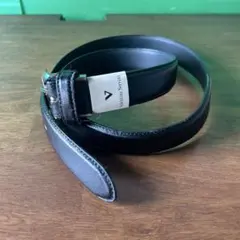 Valentino Nervini ブラックレザーベルト