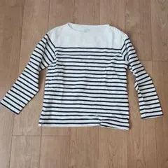 無印良品　ボーダーロンT③