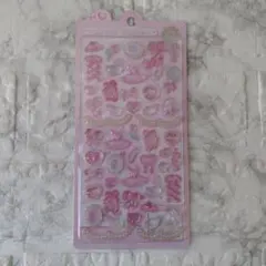 クーリア　ボンボンドロップシール　ピンクのバレリーナとスワンのガーリー系　正規品