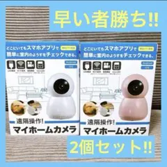 マイホームカメラ Wi-Fi対応 みまもりカメラ 2個セットのサムネイル