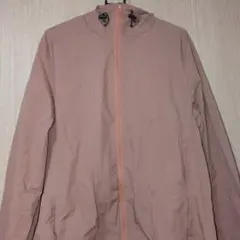 軽量フルジップハイネックジャケット ピンク