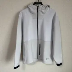Reebok フード付きジャケット グレー