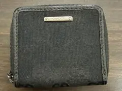GUCCI　グッチ　GGキャンバス ブラック　コインケース　小銭入れ