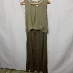 タグ付き レイカズン RAY CASSIN ロングワンピース 緑 F L2500