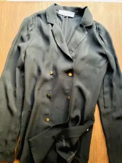 LE CIEL BLEU ブラック ダブルブレストジャケット 38テーラード