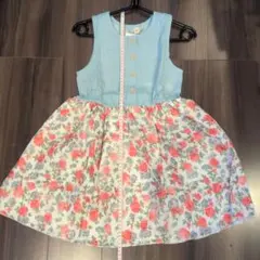 ノースリーブ花柄ワンピース　140cm