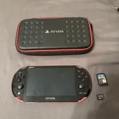 SonyPlayStationVita本体ブラックケース付充電器付※動作確認済み 