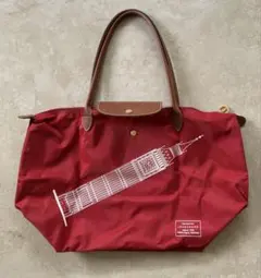 LONGCHAMP　ロンシャントートバッグ　　ロンドン限定　レッドのサムネイル