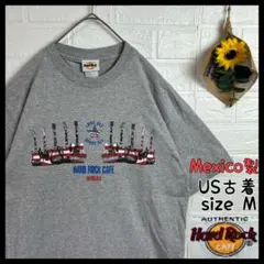 US古着 HARD ROCK CAFE ホノルル ギター 星条旗 半袖 Tシャツ