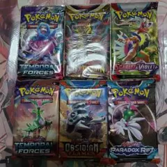 ポケモンカードゲーム スカーレット・バイオレット 6パック海外版