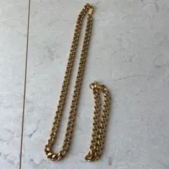 ゴールド  ネックレス・ブレスレット セット