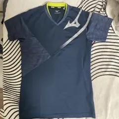 Mizuno VネックTシャツ ネイビー