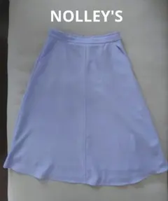 【NOLLEY'S】ラベンダー 上品フレアスカート