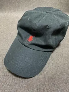 POLO RALPH LAUREN ベースボールキャップ 男女兼用　ブラック