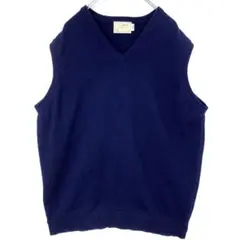 80s USA製 L.L.BEAN エルエルビーン ニットベスト ネイビー