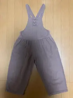 【BRANSHES】ブランシェス　オーバーオール　ブラウン 110