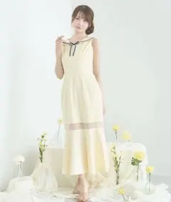 Rosé Museロゼミューズ2026春夏ワンピース&シュシュ　サイズM Rosé Museロゼミューズ2026春夏ワンピース&シュシュ サイズM - メルカリ