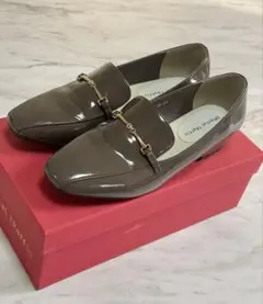 【oriental traffic】24.5cm スクエアトゥレインローファー