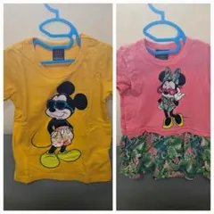 497／【お揃いコーデ】BABYDOLL　Tシャツとロンパース　120と70cm