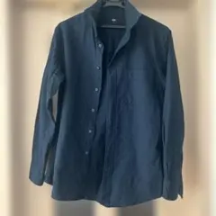 UNIQLO 長袖シャツ Mサイズ ダークブルー