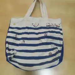すみっコぐらし ストライプトートバッグ