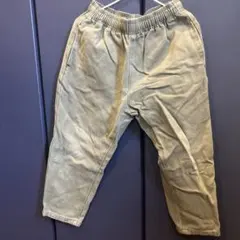 GU シェフパンツ　カーキ　120cm