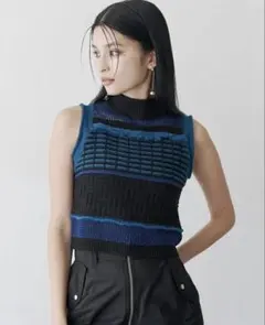 【新品】【タグ付き】MURUA ノースリーブタートルネックニット